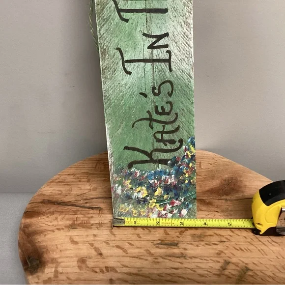 🟢 Vintage - Solid Wood Crafted Sign for “Kate” - Great Gift Idea - Handmade - Picture 10 of 11